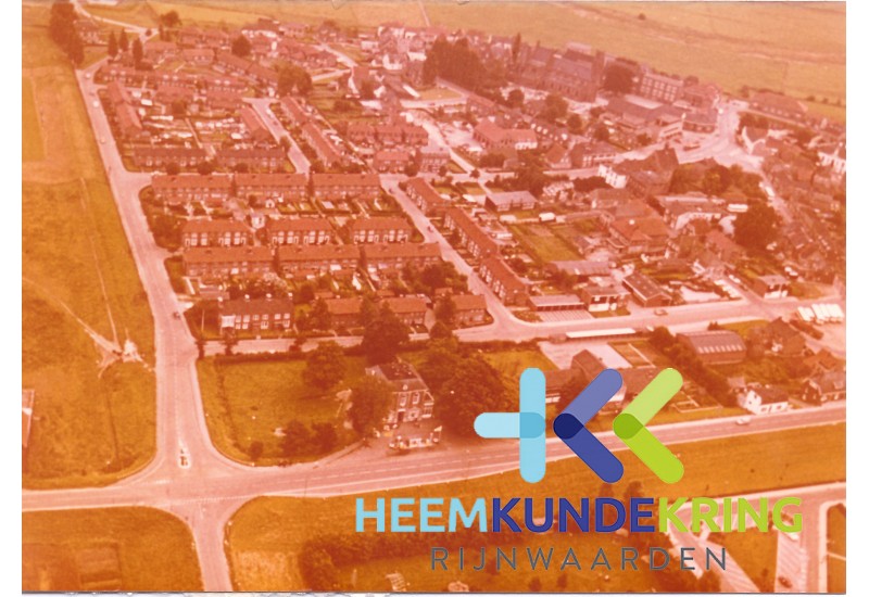 Lobith 1970 Luchtfoto Onland -Transeedijk-Damstraat Coll. G.B.Janssen (3)